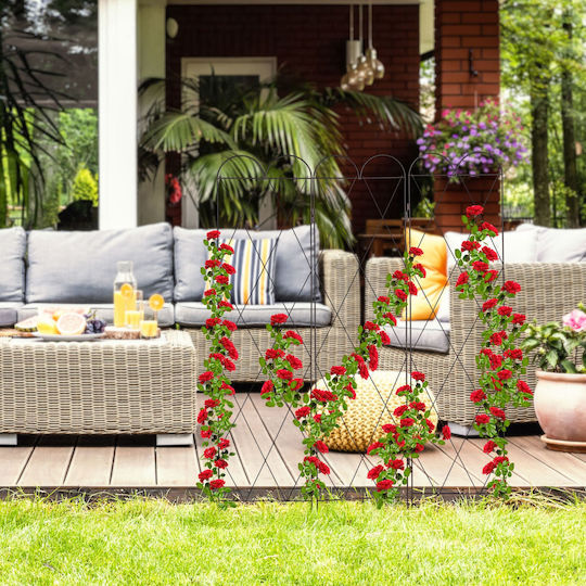 Spalier pentru plante cățărătoare din oțel Relaxdays Dimensiuni 162,5 X 109 cm