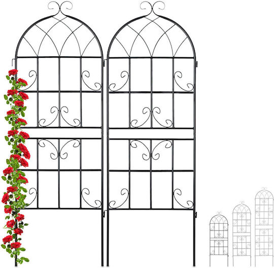 Set 2 Decorative Garden Panels Climbing Plants 150 X 50 X 1.5 Cm