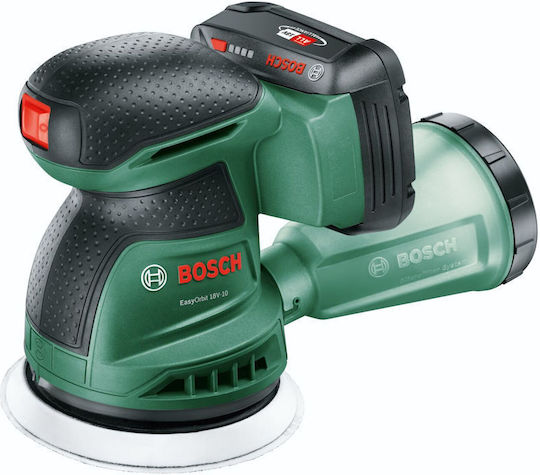 Bosch EasyOrbit 18V-10 Έκκεντρο Τριβείο 125mm Μπαταρίας 18V 1x2Ah με Σύστημα Αναρρόφησης
