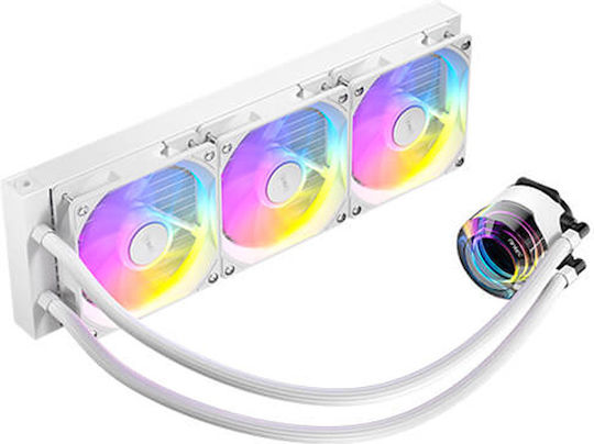 Antec Vortex Lum 360 Water Cooling System AIO CPU with 3 Fans 120mm and ARGB Lighting White