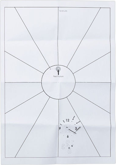 Decorative Wall Clock Diy Football 50 100 Cm 3d Effect Black White