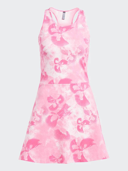 Summer Mini Athletic Sleeveless Dress White