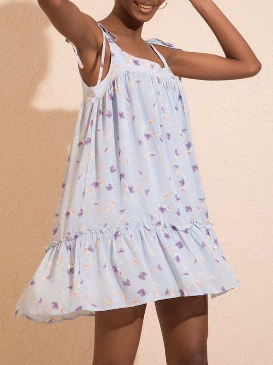 Mini Damen Blumenkleid 100% Polyester