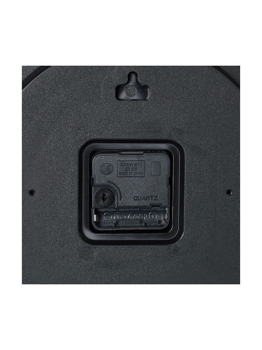 Ceas de Perete pentru Copii cu Numere Arabe 29.5 X 4.5 Cm Negru Albastru
