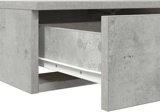 vidaXL Bettkasten aus Holz Gray 120x36.5x16.5cm