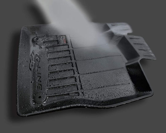 Frogum Set of Front and Rear Mats 4pcs Tray Type for Audi Q2 Black