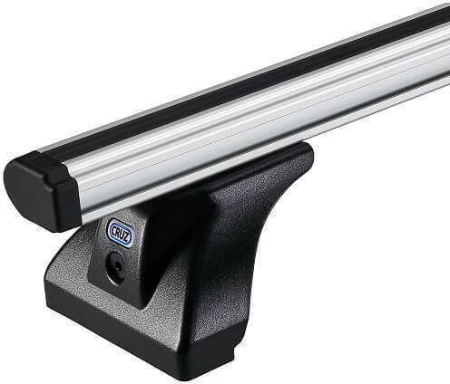 Cruz Cruz Autodachträger Aluminium 175cm Universell mit Dachträgerfüßen Silber