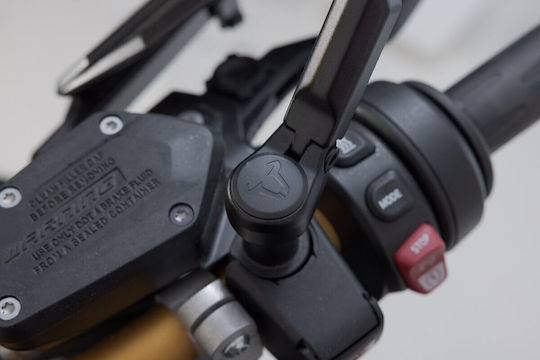 SW-Motech Καθρέπτες Μοτοσυκλέτας για Triumph Scrambler για Yamaha XJR 2τμχ Μαύρο