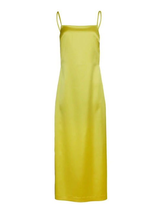 Καλοκαιρινό Maxi Φόρεμα για Γάμο / Βάπτιση Yellow