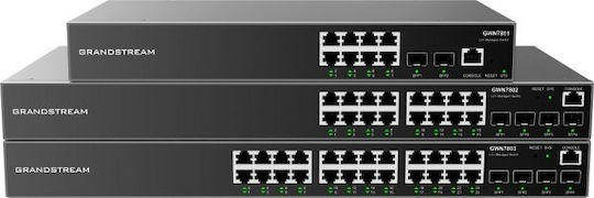 Grandstream GWN7803 Verwaltet L2 Switch mit 24 Ports Gigabit (1Gbps) Ethernet und 4 SFP Ports