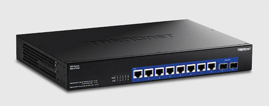 Trendnet TEG-S7102 Unmanaged L2 Switch με 8 Θύρες Gigabit (1Gbps) Ethernet και 2 SFP Θύρες