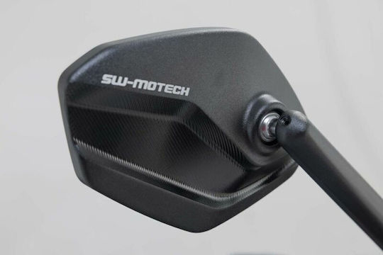 SW-Motech Motorradrückspiegel 2Stück Schwarz