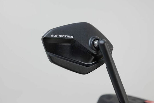 SW-Motech Motorradrückspiegel 2Stück Schwarz