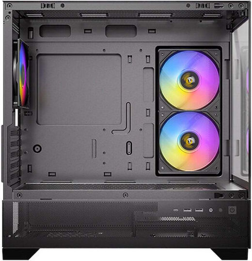 Antec CX500M ARGB Gaming Mini Tower Κουτί Υπολογιστή με Πλαϊνό Παράθυρο Μαύρο