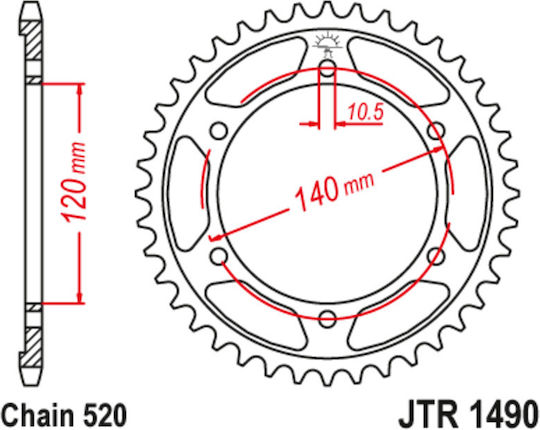 JT Sprockets Hinteres Ritzel für Kawasaki German: E-Commerce-Website / Vulkan