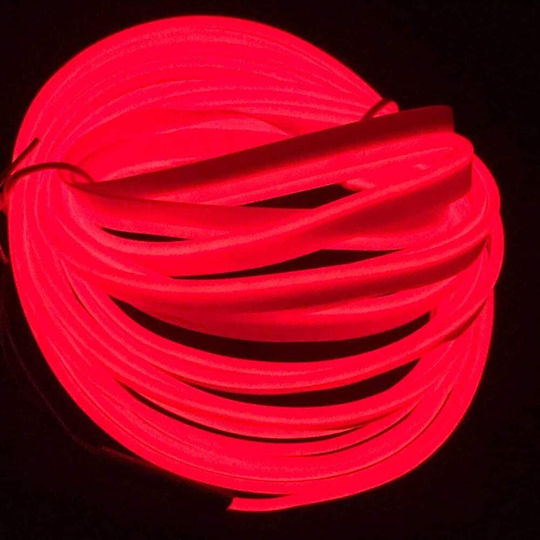 EL LED Лента За Автомобил 12V Червена