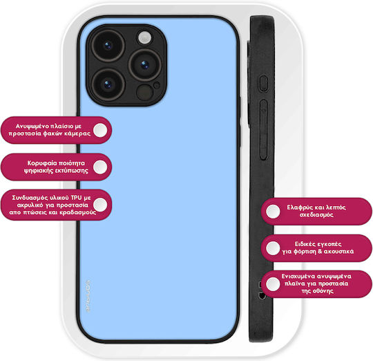 Калъф Sonique Colorbloc Series за Motorola Edge 40 Neo 5G Тюркоаз