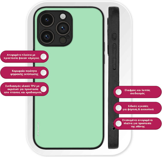 Sonique Colorbloc Series Case for Motorola Moto G85 5G Mint