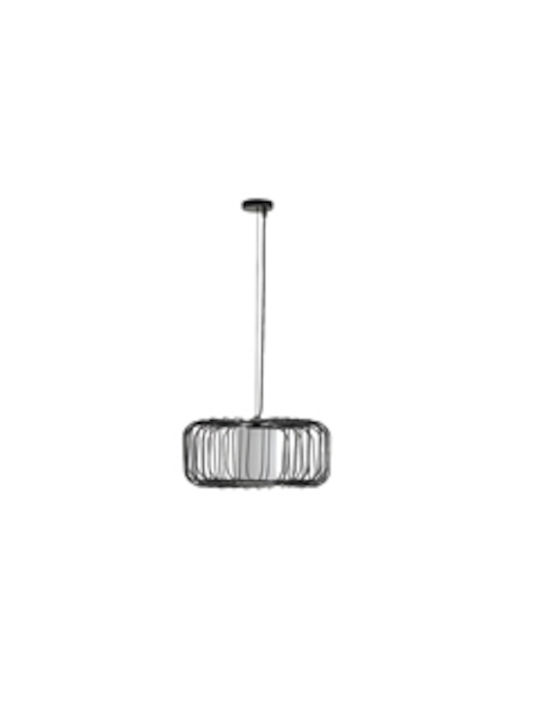 Eurolamp Airy Pendant Light Black with Socket E27 34x34x152cm