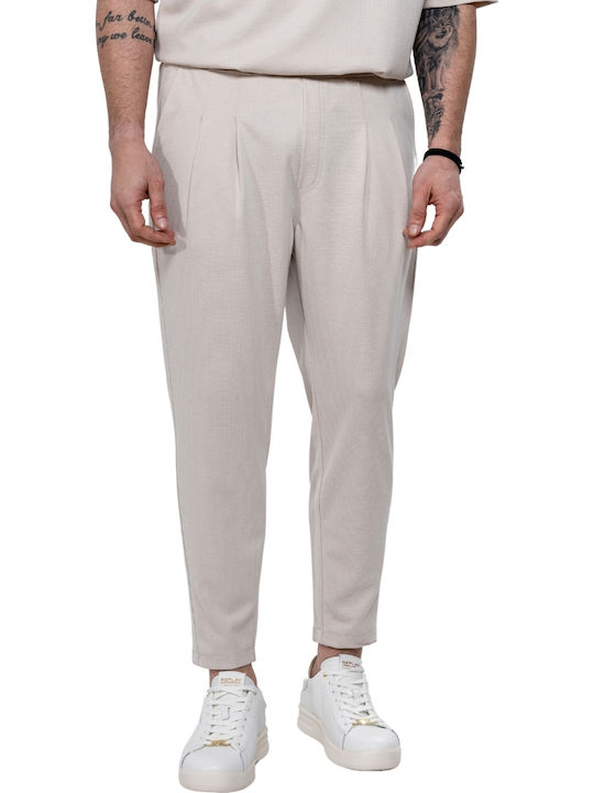 Παντελόνι Ελαστικό σε Slim Εφαρμογή Beige