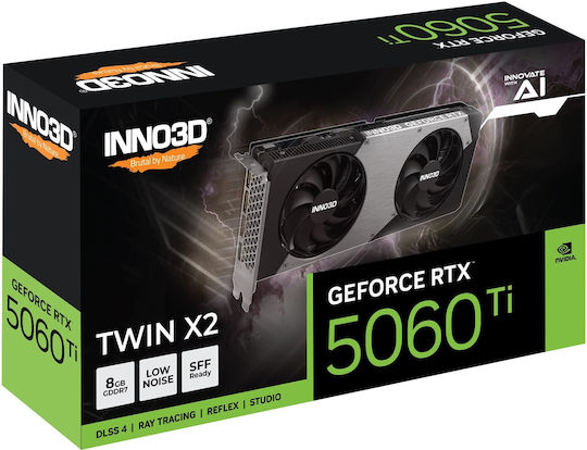 Inno 3D GeForce RTX 5060 Ti 8GB GDDR7 Twin X2 Κάρτα Γραφικών