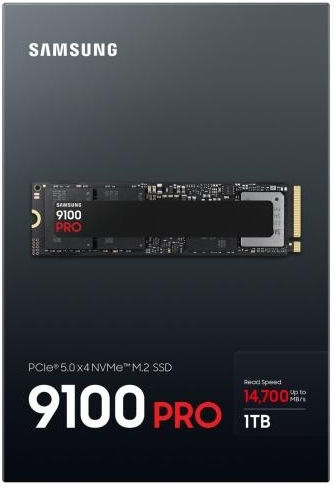 Samsung 9100 Pro SSD 1TB M.2 Type with PCI Express 5.0 Connection PS5 Compatible MZ-VAP1T0BW