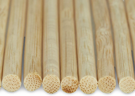 Set 1000 Bamboo Sticks Cake Pastries 15 Cm Natural Color
