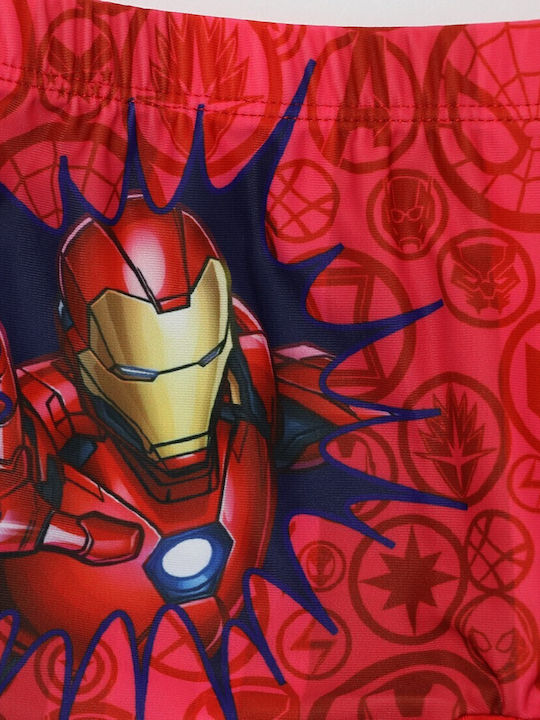 Marvel Costum de baie pentru copii Pantaloni scurți de înot Red