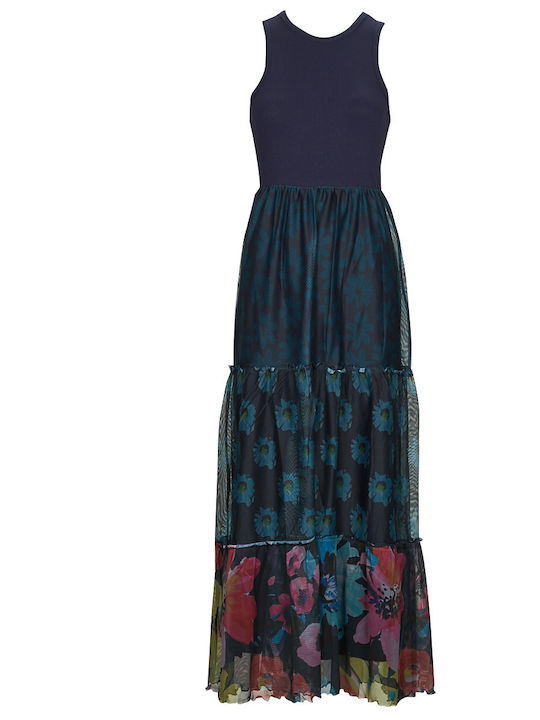 Dress Sommer Maxi Kleid Dark Blue