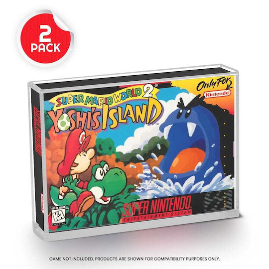 Evoretro 2 X Clear Acrylic Protector Cases Snes N64 Video Games Misp