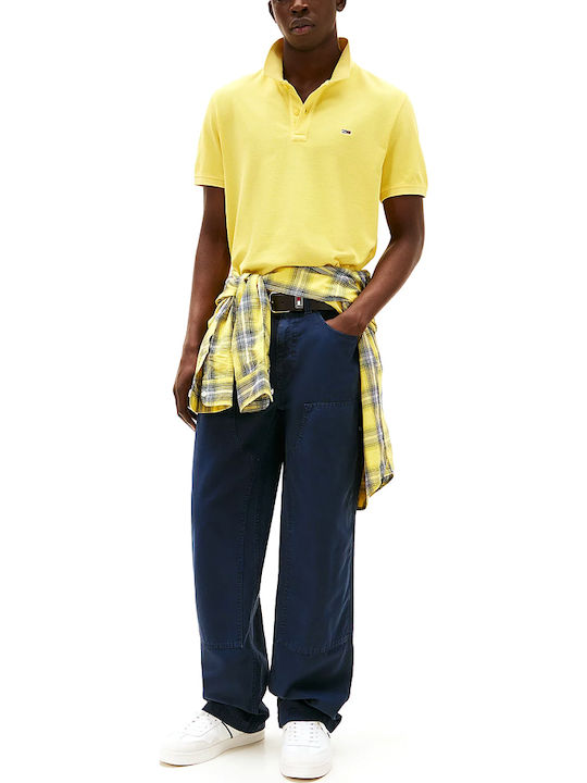 Polo Short Sleeve Yellow Blouse