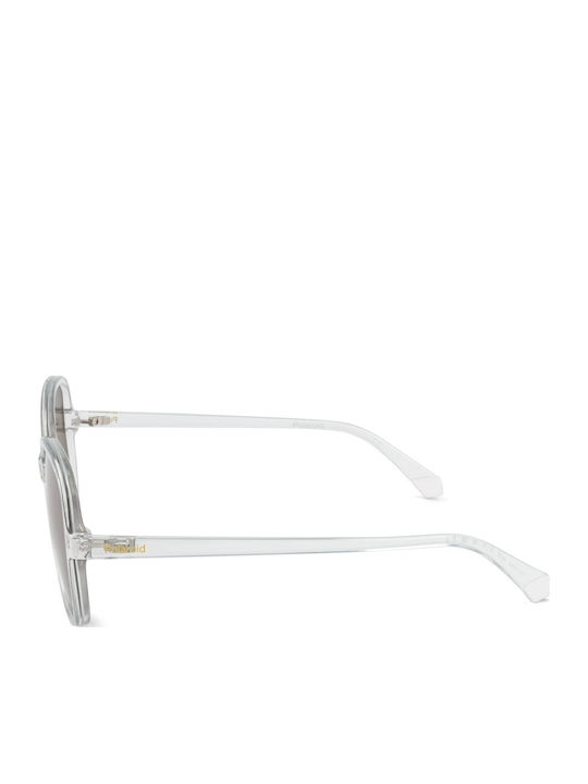 Polaroid Feminini Ochelari de soare cu Gri Cadru și Maro Polarized Lentilă PLD4136/S KB7/SP