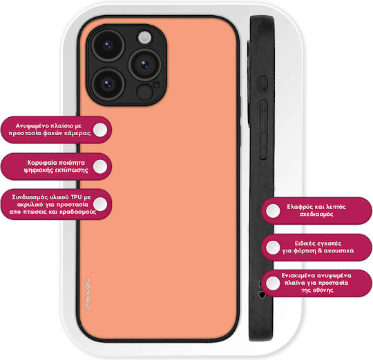 Sonique Colorbloc Series Case for Motorola Edge 50 Neo 5G Coral