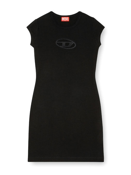 Καλοκαιρινό Midi T-shirt Φόρεμα Black