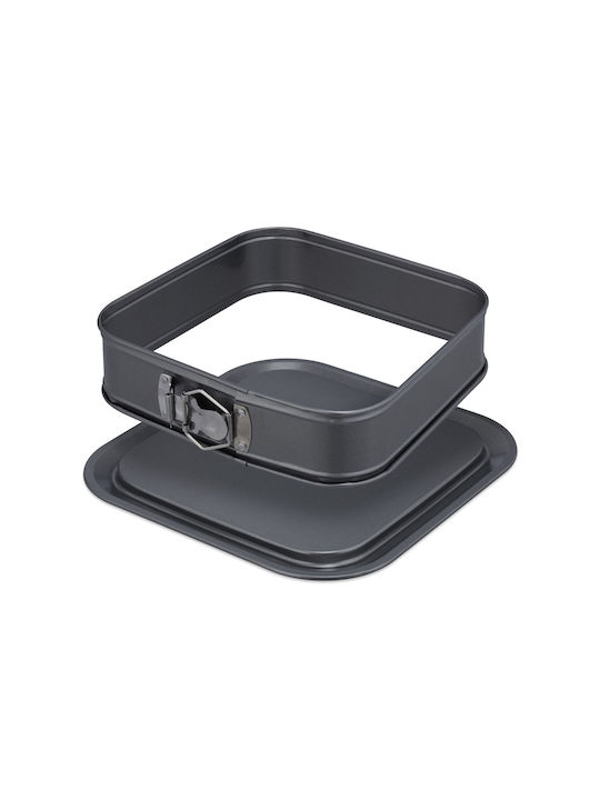 Relaxdays Backform Torte Rostfreier Stahl 6.5x28.5cm 1cm