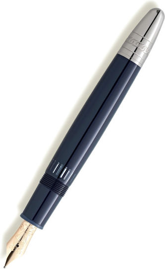 MontBlanc Writing Pen Blue with Blue Ink