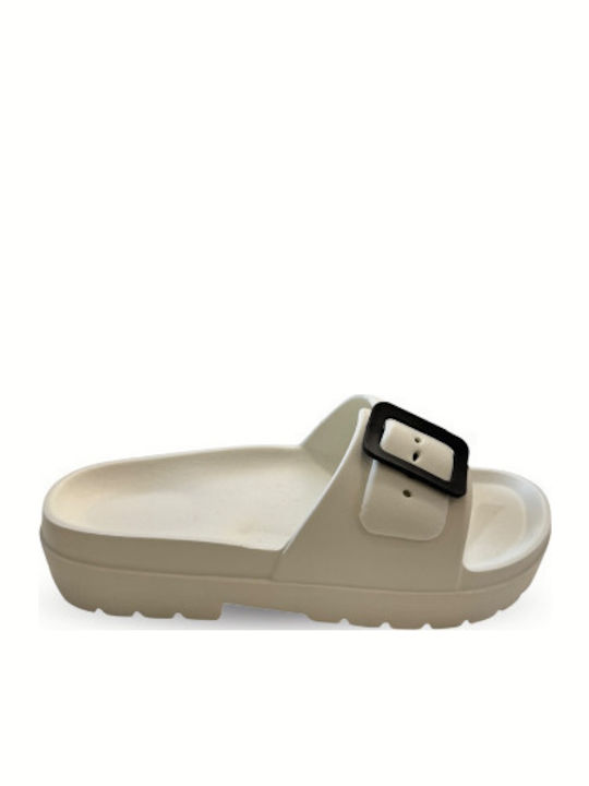 Women's Flat Sandals Anatomic in White Color