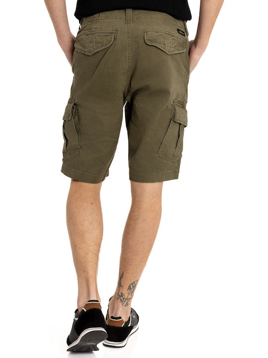 Ovin Vintage Core Men's Shorts Cargo Khaki