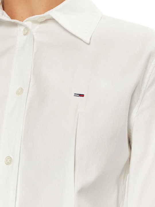 Mini Shirt Dress Ecru