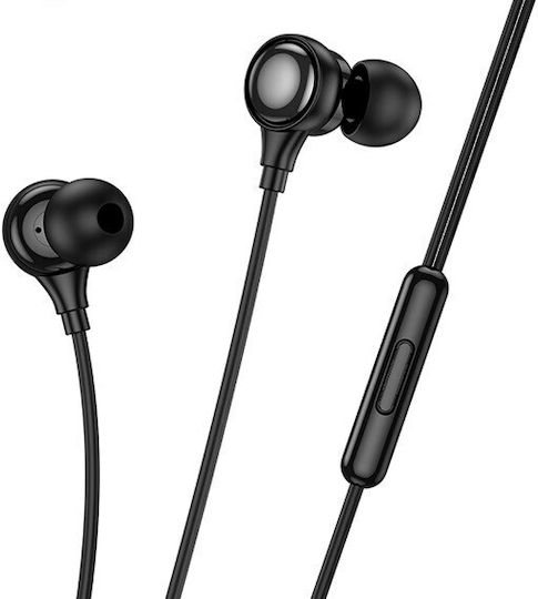 Hoco M116 Benevolent In-ear Handsfree Ακουστικά με Βύσμα USB-C Μαύρο