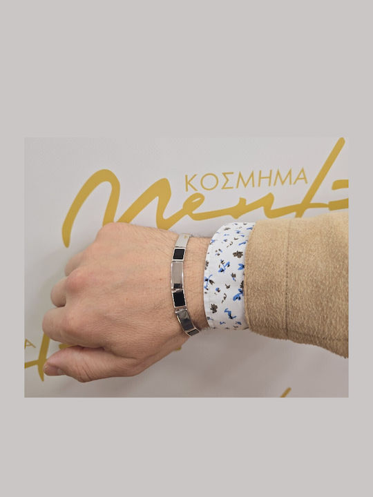 Mentzos Women's Bracelet made of White gold 14K