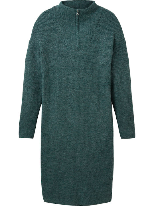 Midi Dress Knitted Green