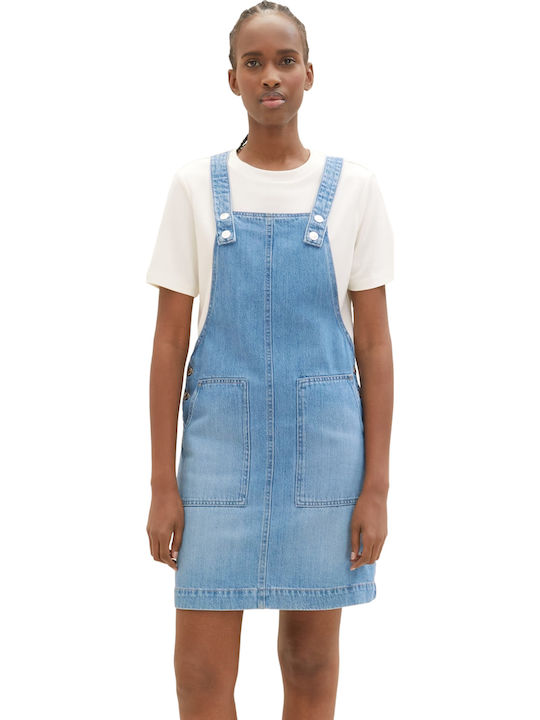 Summer Mini Denim Blue Dress