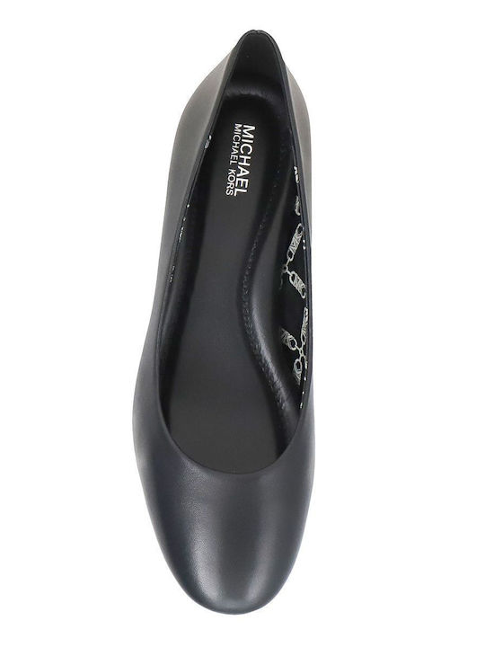 Leather Black Medium Heels June