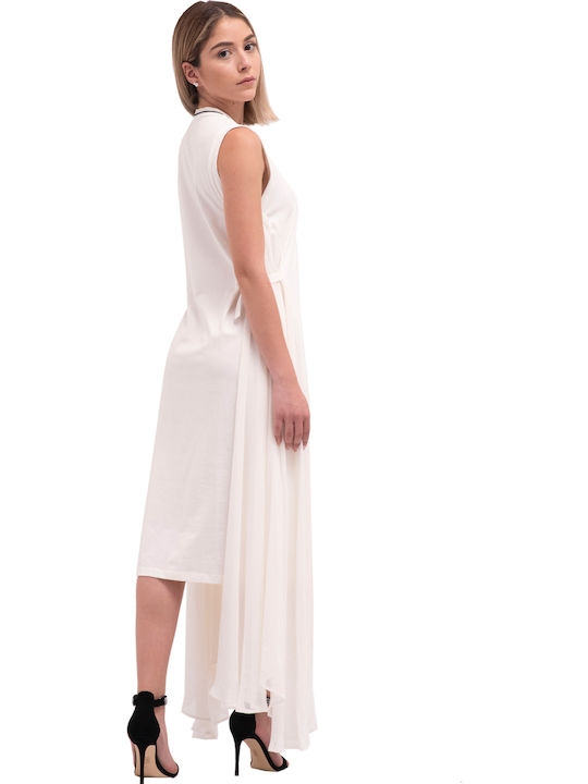 Summer Midi Dress White