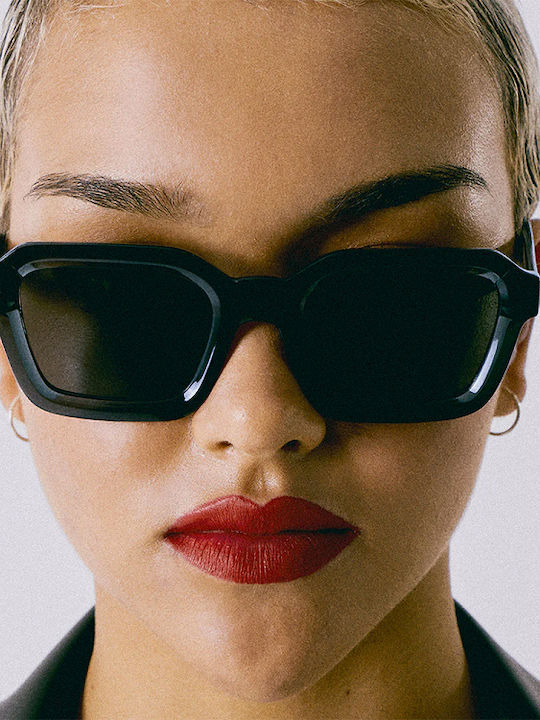 Meller Nayah Unisex Sunglasses with Plastic Frame All Black NAY-TUTCAR