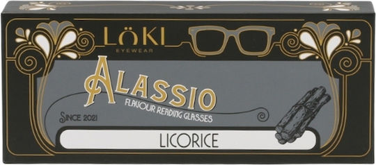 Loki Reading Glasses +2.00 in Black color ALASSIO/BLACK/49/+1,00
