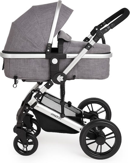 Kikka Boo Darling Adjustable 2 in 1 Baby Stroller Suitable for Newborn Dark Grey 12kg