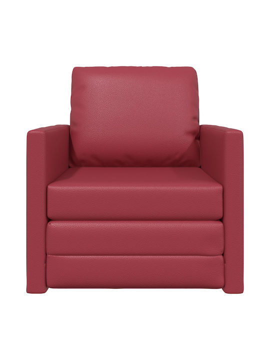 din Piele Ecologică Burgundia 74x77x81cm