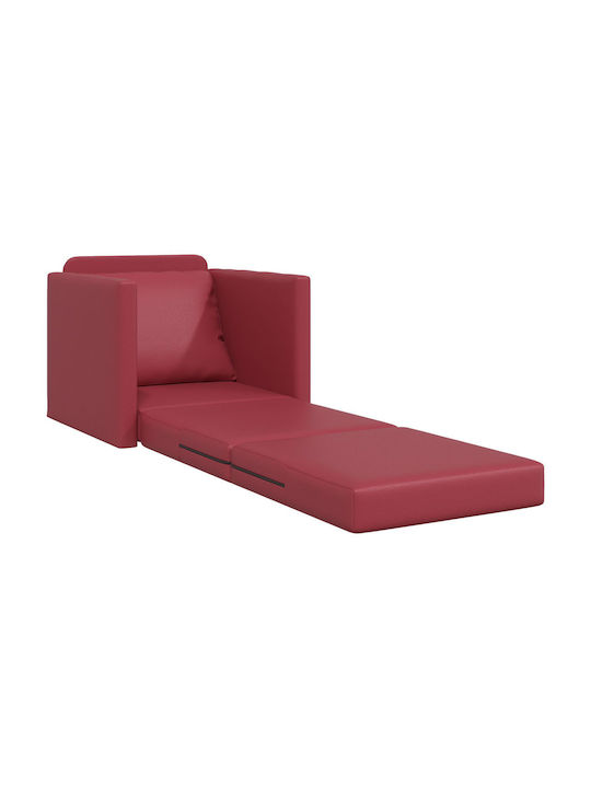 din Piele Ecologică Burgundia 74x77x81cm